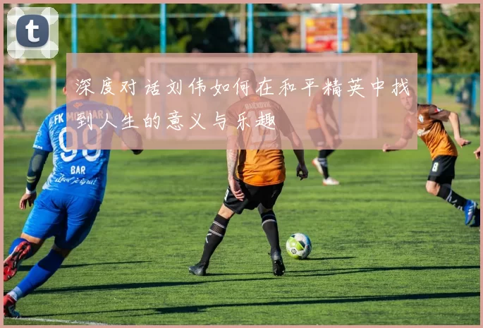 深度对话刘伟如何在和平精英中找到人生的意义与乐趣