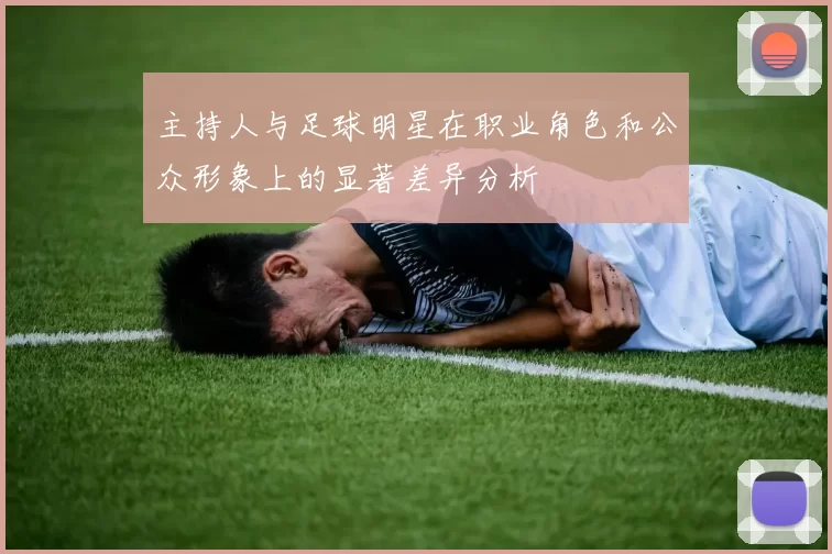 主持人与足球明星在职业角色和公众形象上的显著差异分析